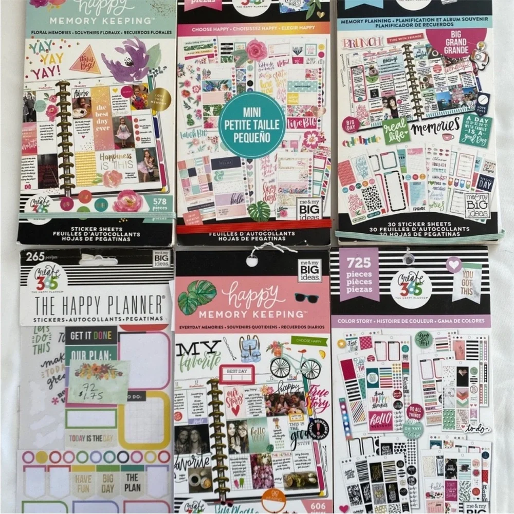 The Happy Planner + more sticker books and washi tape